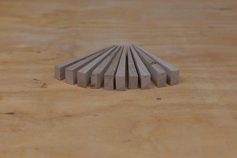 Pack of 10 Quality Handmade Oak Hardwood Wedges - Shims - Spacers - Fence wedges